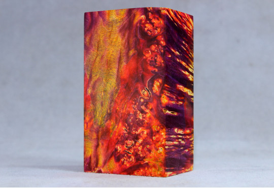 Stabilized Maple Burl Wood Mod Block